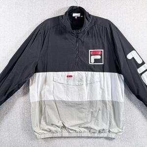 FILA Urban Outfitters Anorak Jacket Mens Large Pullover Windbreaker Classic